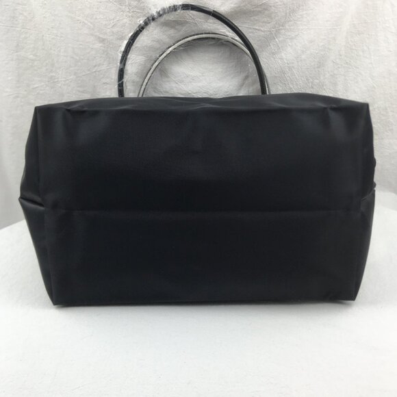 NWT Longchamp Le Pliage Original Large Shoulder Nylon Bag Tote IN NEW BLACK - Picture 7 of 8